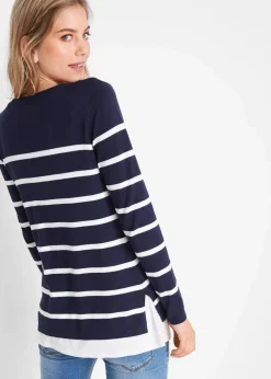 2-in-1 leichter Umstands- und Stillpullover Damen Bekleidung·Blazer|Umstandsmode