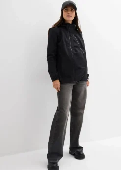 New 4-in-1 Softshelljacke mit Babyeinsatz zum vorne und hinten tragen Damen Bekleidung·Blazer|Umstandsmode