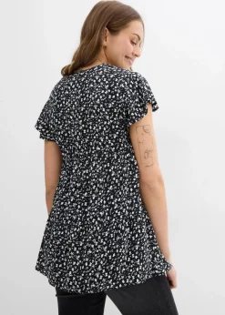 Damen bonprix Umstandsmode|2-in-1 Umstands- und Stillbluse aus fließender Viskose