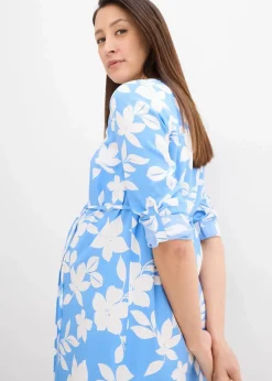 Damen bonprix Umstandsmode|2-in-1 Umstands- und Stillblusenkleid aus fließender Viskose