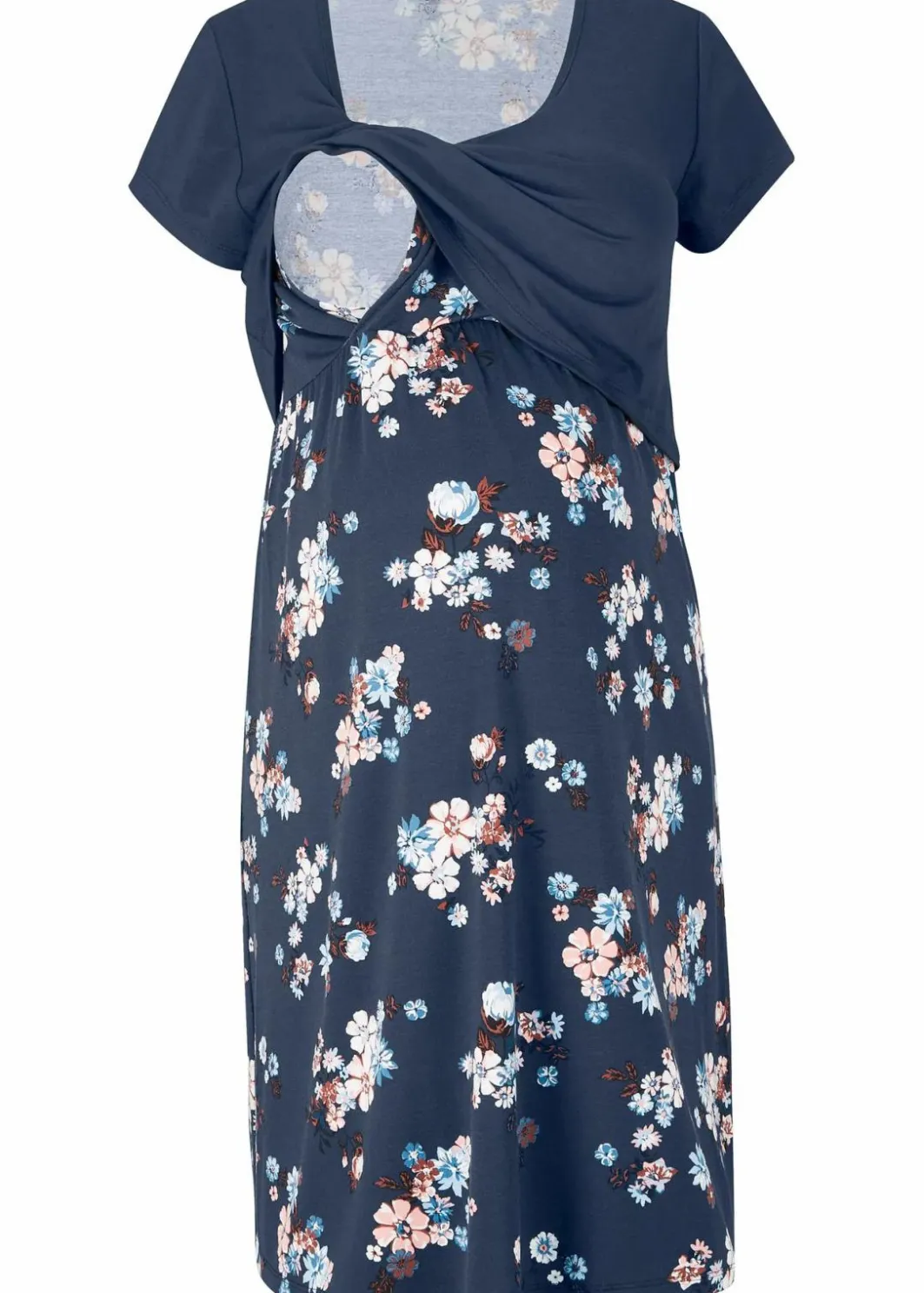 New 2-in-1 Umstands- und Stillkleid aus aus Viskose-Jersey Damen Bekleidung·Blazer|Umstandsmode