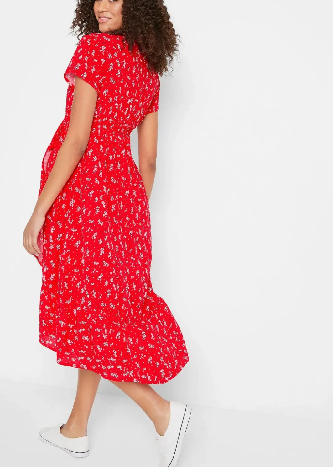 Best 2-in-1 Umstands- und Stillkleid aus Viskose- Crepe Damen Bekleidung·Blazer|Umstandsmode