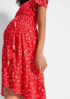 Best 2-in-1 Umstands- und Stillkleid aus Viskose- Crepe Damen Bekleidung·Blazer|Umstandsmode