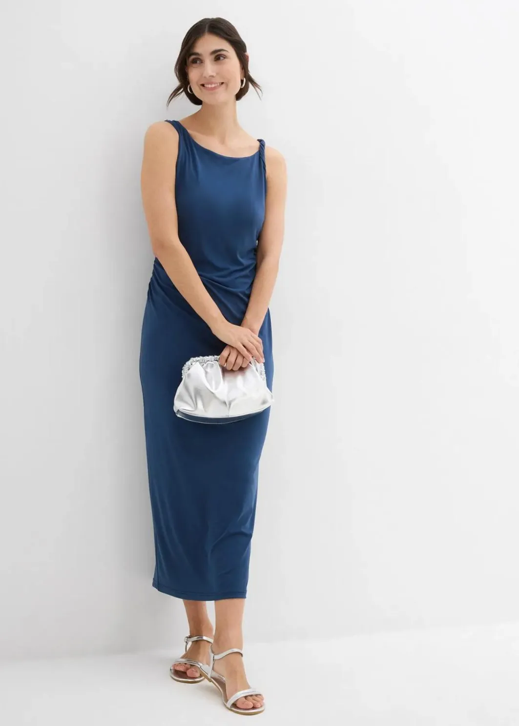 Damen bonprix Bekleidung·Blazer|Umstandsmode|2-in-1 Umstands- und Stillkleid mit seitlichen Reißverschlüssen