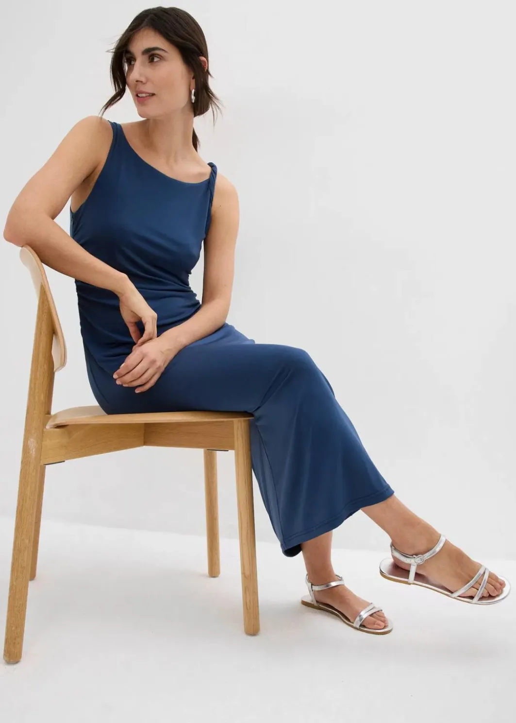 Damen bonprix Bekleidung·Blazer|Umstandsmode|2-in-1 Umstands- und Stillkleid mit seitlichen Reißverschlüssen