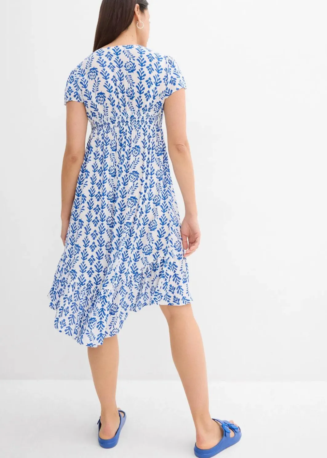 New 2-in-1 Umstands- und Stillkleid aus fließender Viskose Damen Bekleidung·Blazer|Umstandsmode