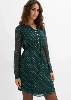 Damen bonprix Bekleidung·Blazer|Umstandsmode|2-in-1 Umstands- und Stillkleid aus Chiffon