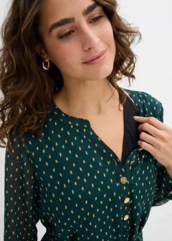 Damen bonprix Bekleidung·Blazer|Umstandsmode|2-in-1 Umstands- und Stillkleid aus Chiffon