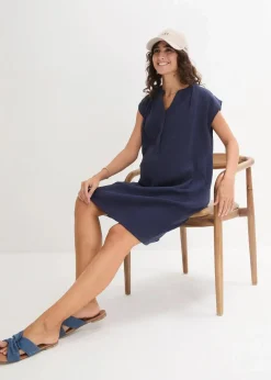 Damen bonprix Bekleidung·Blazer|Umstandsmode|2-in-1 Umstands- und Stillkleid aus Baumwollmusselin