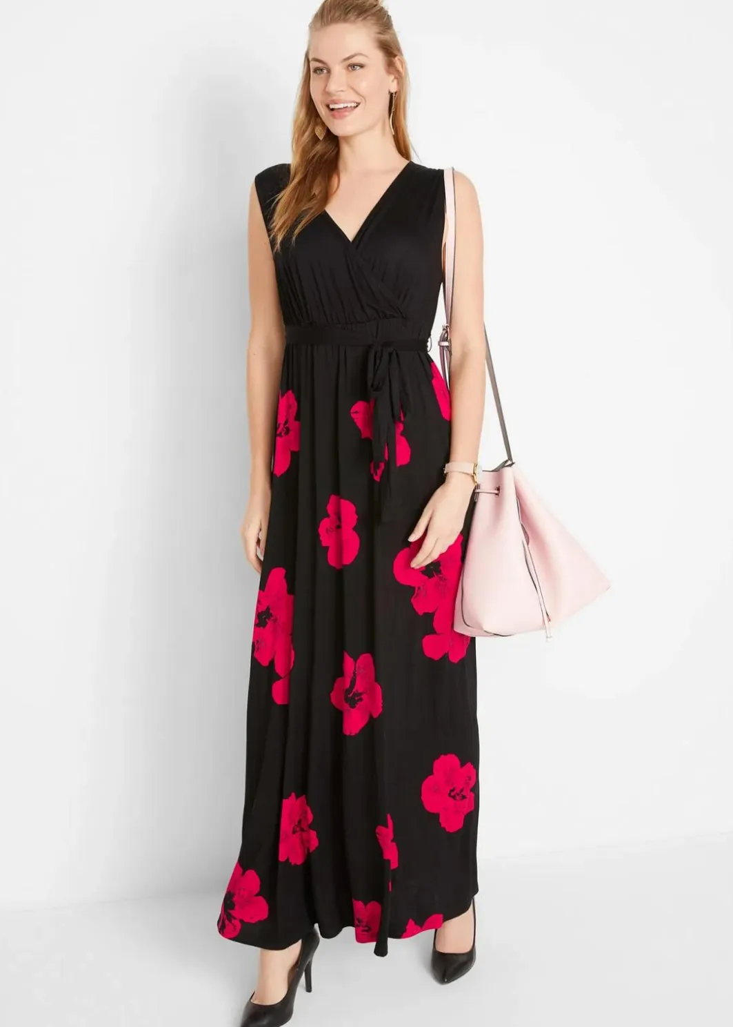 Damen bonprix Umstandsmode|Nachhaltigere Materialien|2-in-1 Umstands- und Stillkleid aus Viskose-Jersey