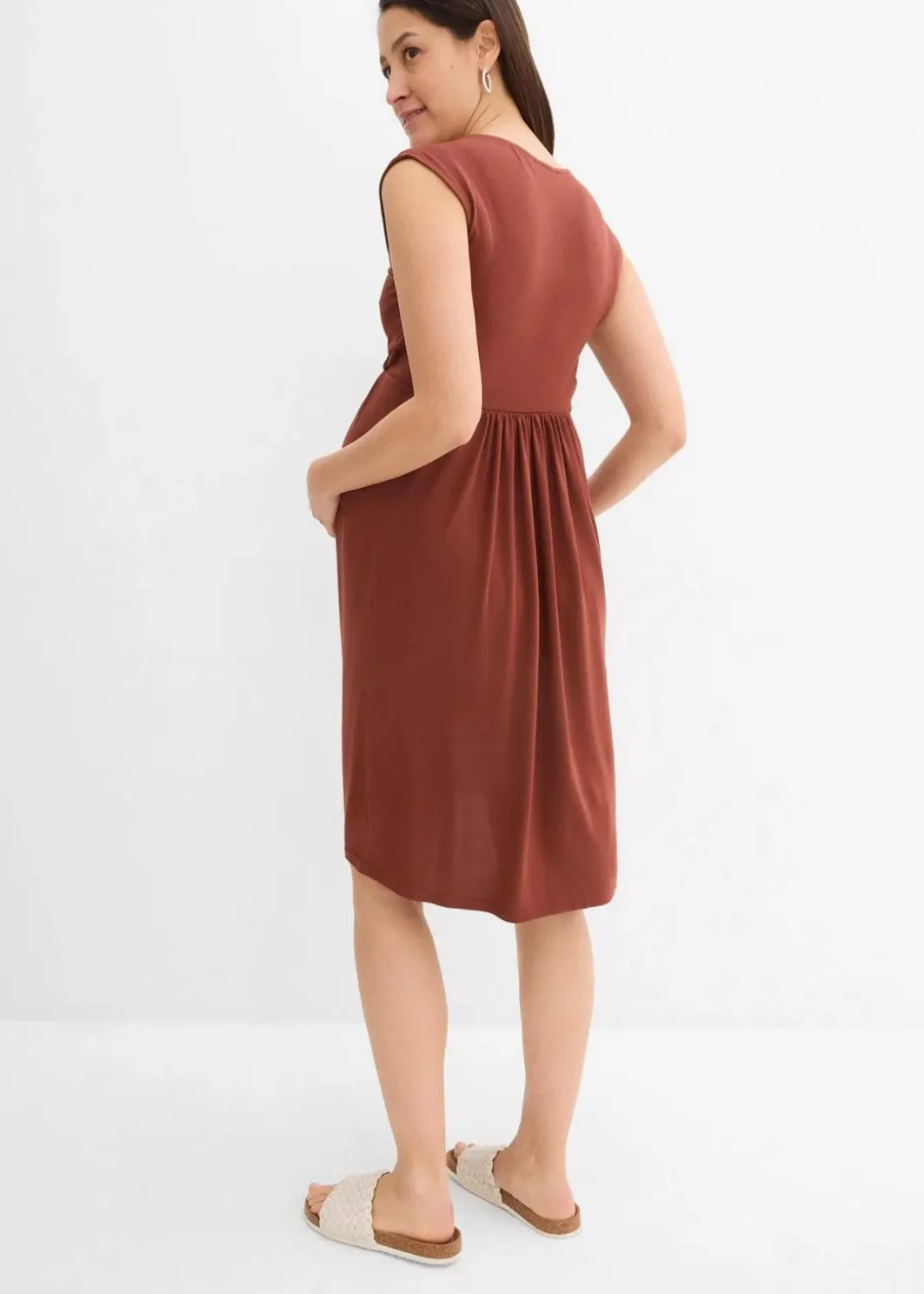 Damen bonprix Bekleidung·Blazer|Umstandsmode|2-in-1 Umstands- und Stillkleid aus weicher Modalmischung