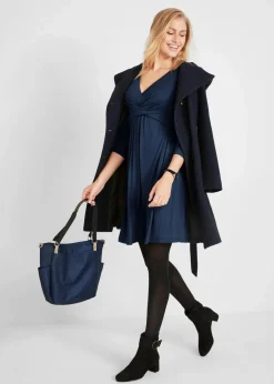 Damen bonprix Nachhaltigere Materialien|Umstandsmode|2-in-1 Umstands- und Stillkleid aus Viskose-Stretch