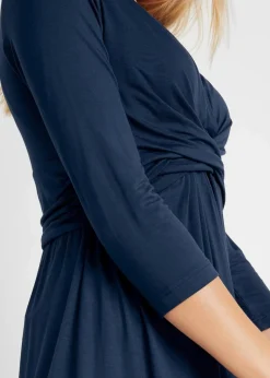 Damen bonprix Nachhaltigere Materialien|Umstandsmode|2-in-1 Umstands- und Stillkleid aus Viskose-Stretch