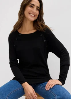 Best 2-in-1 Umstands- und Stillpullover aus Feinstrick Damen Umstandsmode|Bekleidung·Blazer