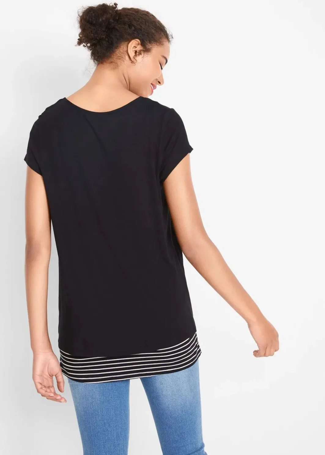 Sale 2-in-1 Umstands- und Stillshirt aus Viskose Damen Bekleidung·Blazer|Umstandsmode