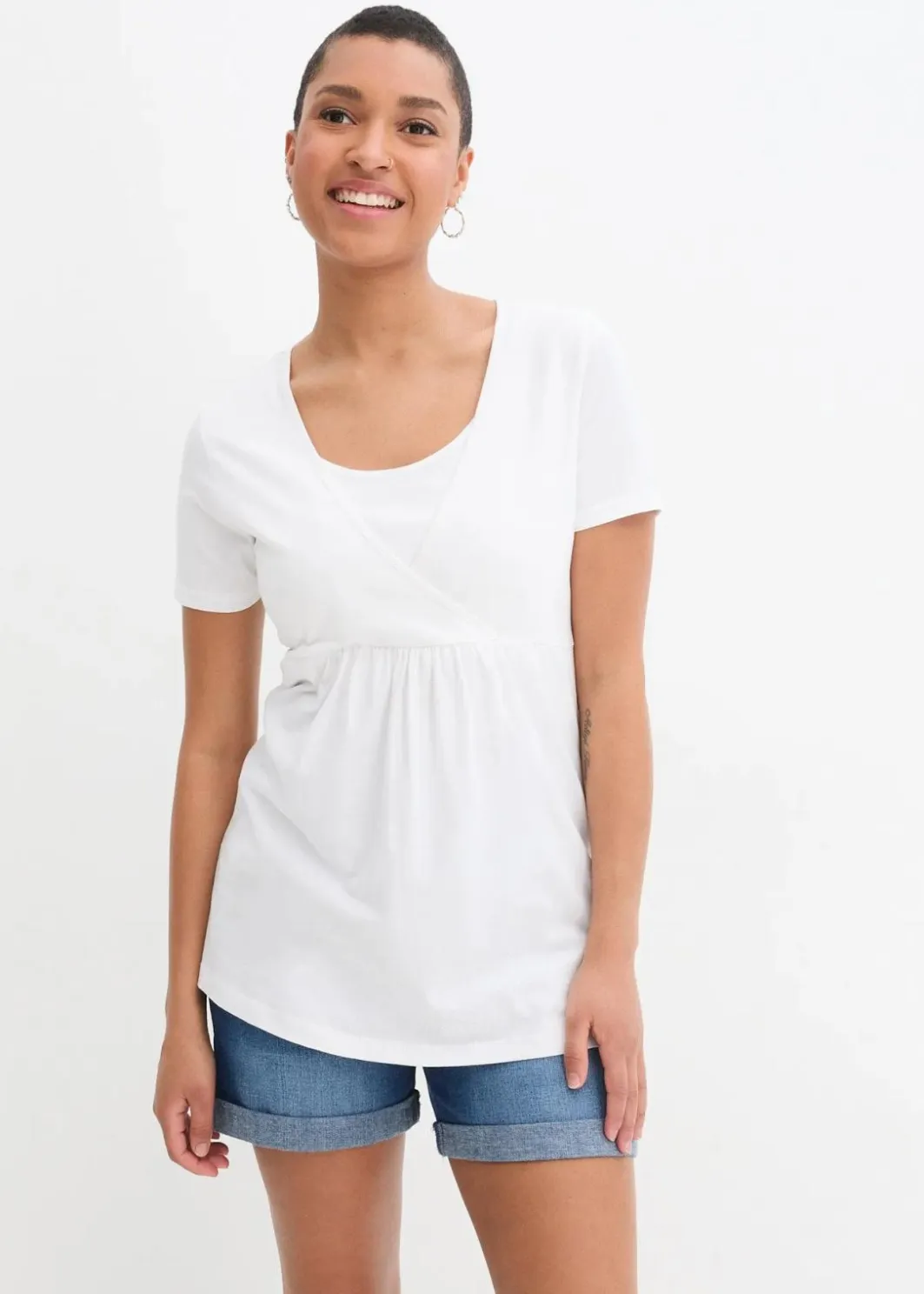 Sale 2-in-1 Umstands- und Stillshirts (2er Pack) Damen Umstandsmode|Nachhaltigere Materialien