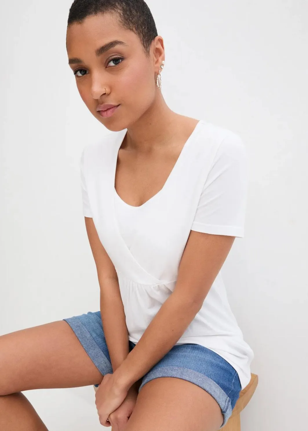Sale 2-in-1 Umstands- und Stillshirts (2er Pack) Damen Umstandsmode|Nachhaltigere Materialien