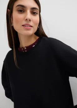 Damen bonprix Bekleidung·Blazer|Umstandsmode|2-in-1 Umstands- und Still-Sweatshirt aus reiner Bio-Baumwolle