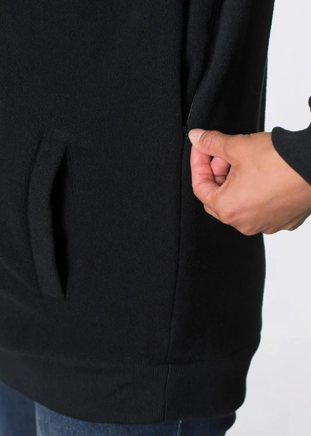 Discount 2-in-1 Umstands- und Tragejacke aus Fleece Damen Bekleidung·Blazer|Umstandsmode