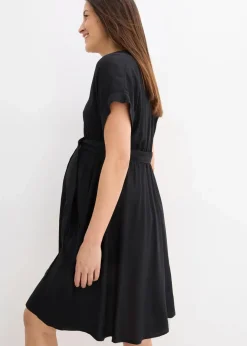 New 2-in-1 Umstands-Blusenkleid für die Schwangerschaft und danach Damen Umstandsmode