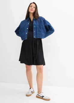 New 2-in-1 Umstands-Blusenkleid für die Schwangerschaft und danach Damen Umstandsmode