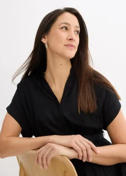 New 2-in-1 Umstands-Blusenkleid für die Schwangerschaft und danach Damen Umstandsmode