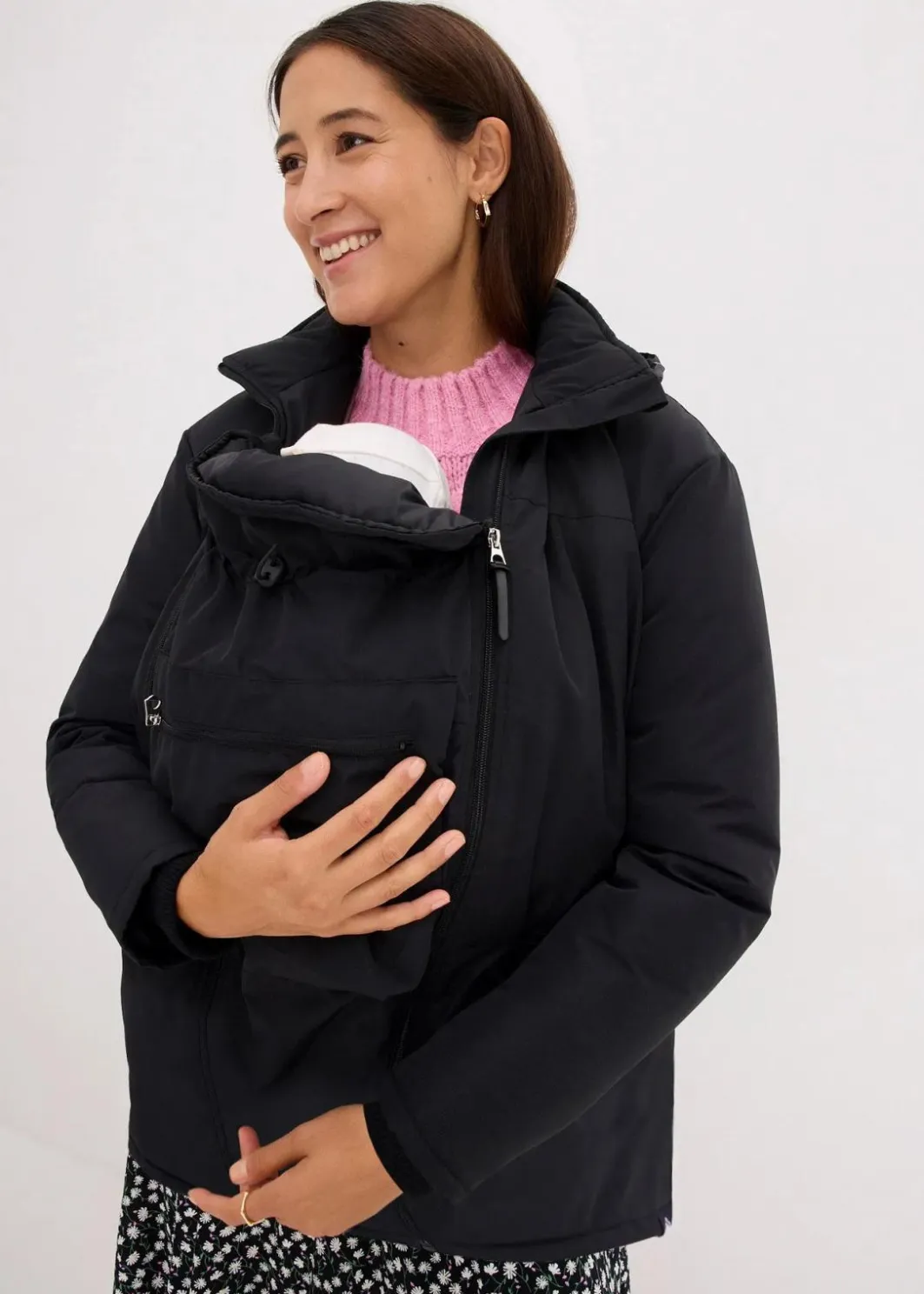 Damen bonprix Bekleidung·Blazer|Umstandsmode|3-in-1 Umstandsjacke mit Trageeinsatz