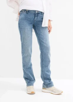 Damen bonprix Bekleidung·Blazer|Nachhaltigere Materialien|2-in-1 Umstandsjeans für die Schwangerschaft und danach, Straight