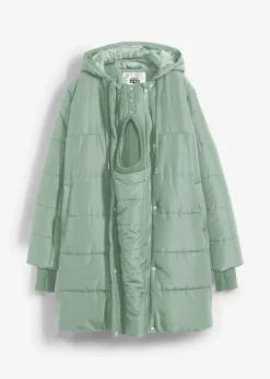 Damen bonprix Nachhaltigere Materialien|Umstandsmode|3-in-1 Umstandsmantel mit Trageeinsatz