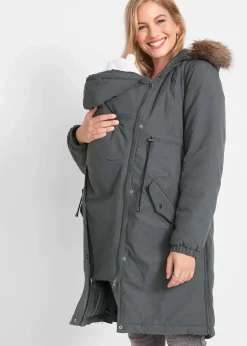 Damen bonprix Umstandsmode|Bekleidung·Blazer|3-in-1 Umstandsparka mit Trageeinsatz