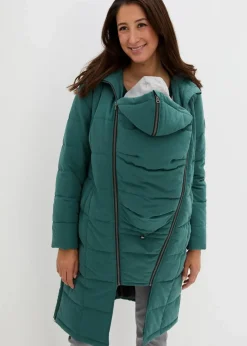 Hot 3-in-1 Umstandssteppmantel und Tragemantel mit recyceltem Polyester Damen Umstandsmode|Nachhaltigere Materialien