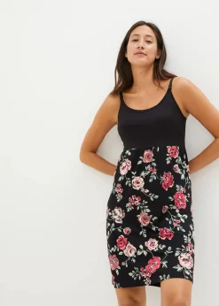 Damen bonprix Bekleidung·Blazer|Umstandsmode|2-in-1 Umstands-und Stillkleid aus Viskose