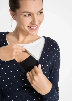 Outlet 2-in-1 Umstands-und Stillpullover aus Feinstrick Damen Bekleidung·Blazer|Umstandsmode
