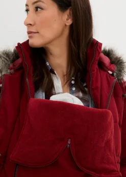 Damen bonprix Umstandsmode|Bekleidung·Blazer|3-in-1 warm wattierte Umstands- und Tragejacke