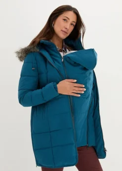 Damen bonprix Umstandsmode|Bekleidung·Blazer|3-in-1 warm wattierte Umstands- und Tragejacke