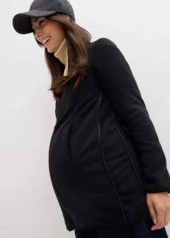 Damen bonprix Bekleidung·Blazer|Umstandsmode|6-in-1 wasserabweisende Umstandsjacke mit Trageeinsatz und herausnehmbarer Fleecejacke