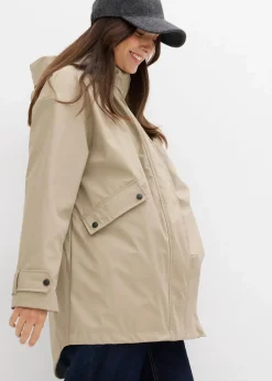 Damen bonprix Bekleidung·Blazer|Umstandsmode|6-in-1 wasserabweisende Umstandsjacke mit Trageeinsatz und herausnehmbarer Fleecejacke