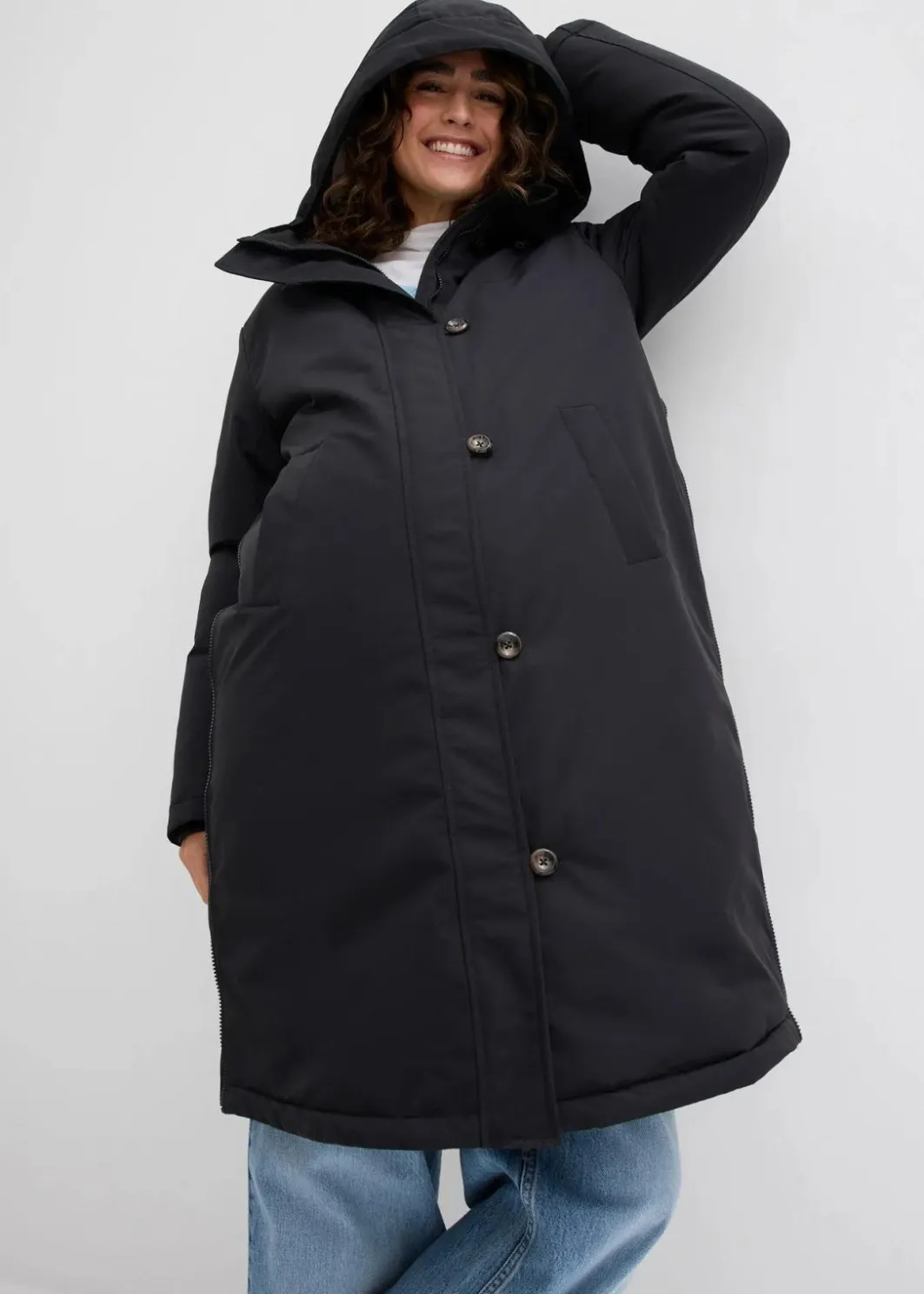 Discount 3-in-1 wattierter Umstandsmantel mit Trageeinsatz Damen Bekleidung·Blazer|Umstandsmode