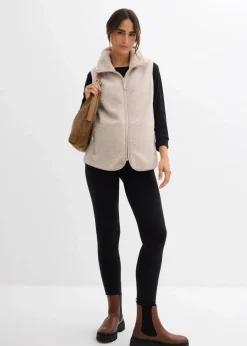 Damen bonprix Bekleidung·Blazer|Umstandsmode|3-in-1 weiche Umstands-und Trageweste aus Teddyfleece