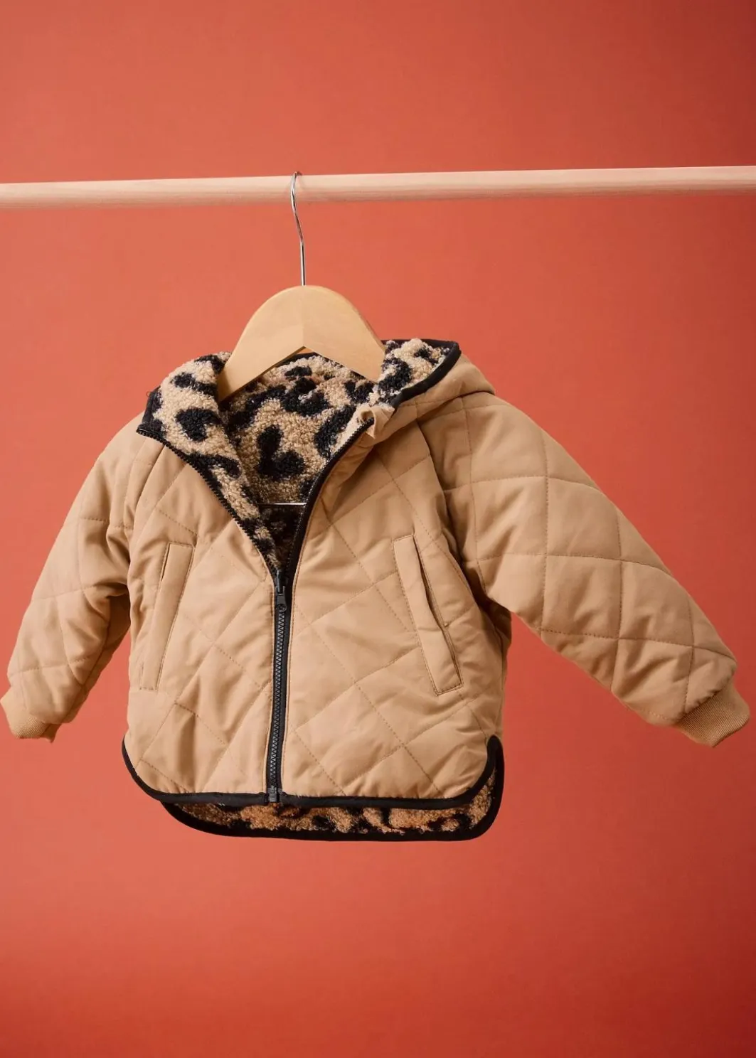Kinder bonprix Jacken & Outdoor|Shirts & Pullover|2-in-1 Wendejacke mit kuscheligem Teddy-Fleece