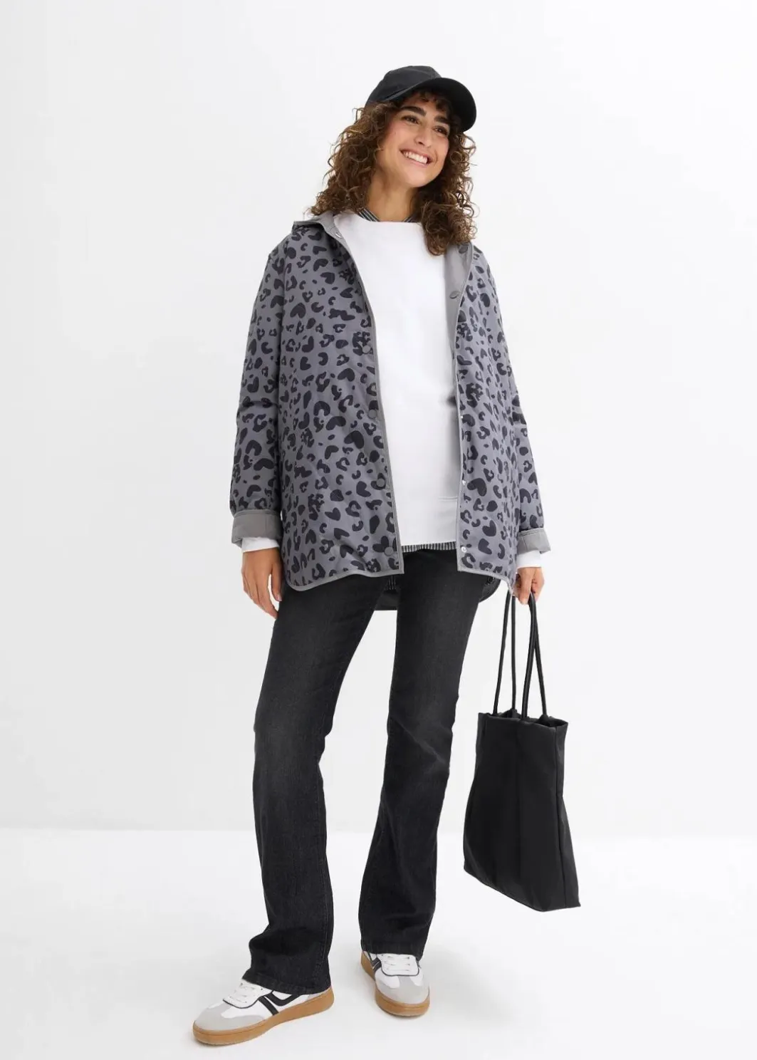 Damen bonprix Bekleidung·Blazer|Umstandsmode|4-in-1 Wende-Umstandsjacke mit Tragefunktion