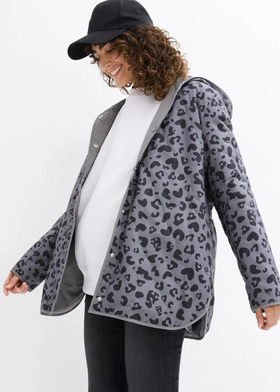Damen bonprix Bekleidung·Blazer|Umstandsmode|4-in-1 Wende-Umstandsjacke mit Tragefunktion