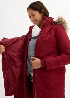 Discount 3-in-1 wind-und wasserdichter Umstandsmantel mit Trageeinsatz Damen Umstandsmode|Nachhaltigere Materialien