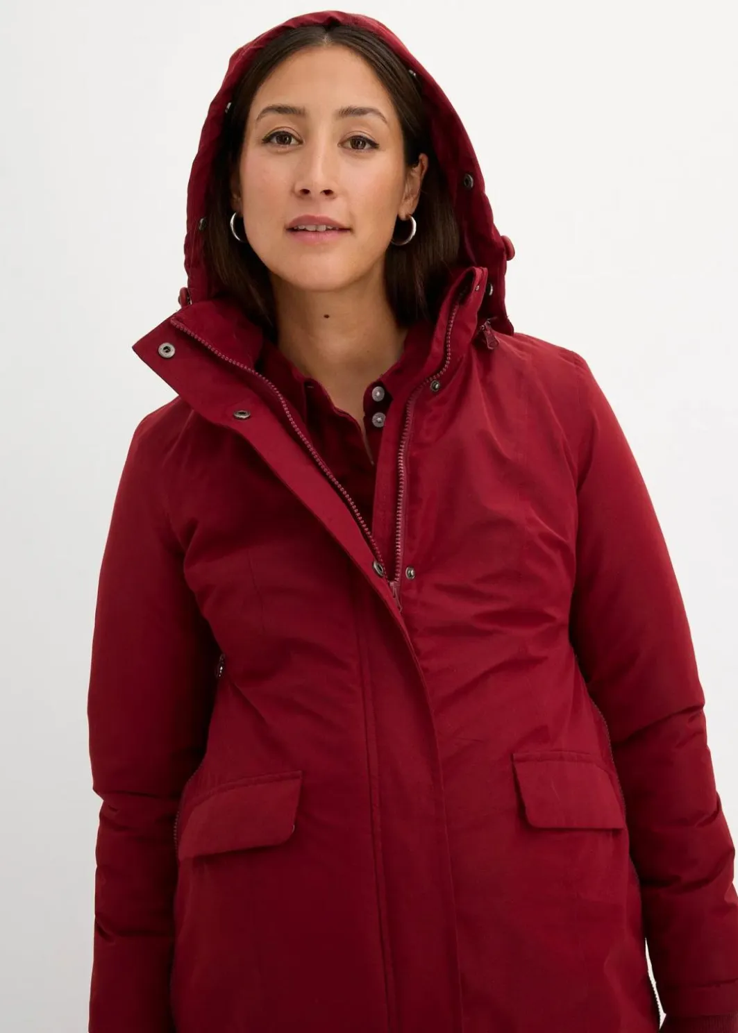 Discount 3-in-1 wind-und wasserdichter Umstandsmantel mit Trageeinsatz Damen Umstandsmode|Nachhaltigere Materialien