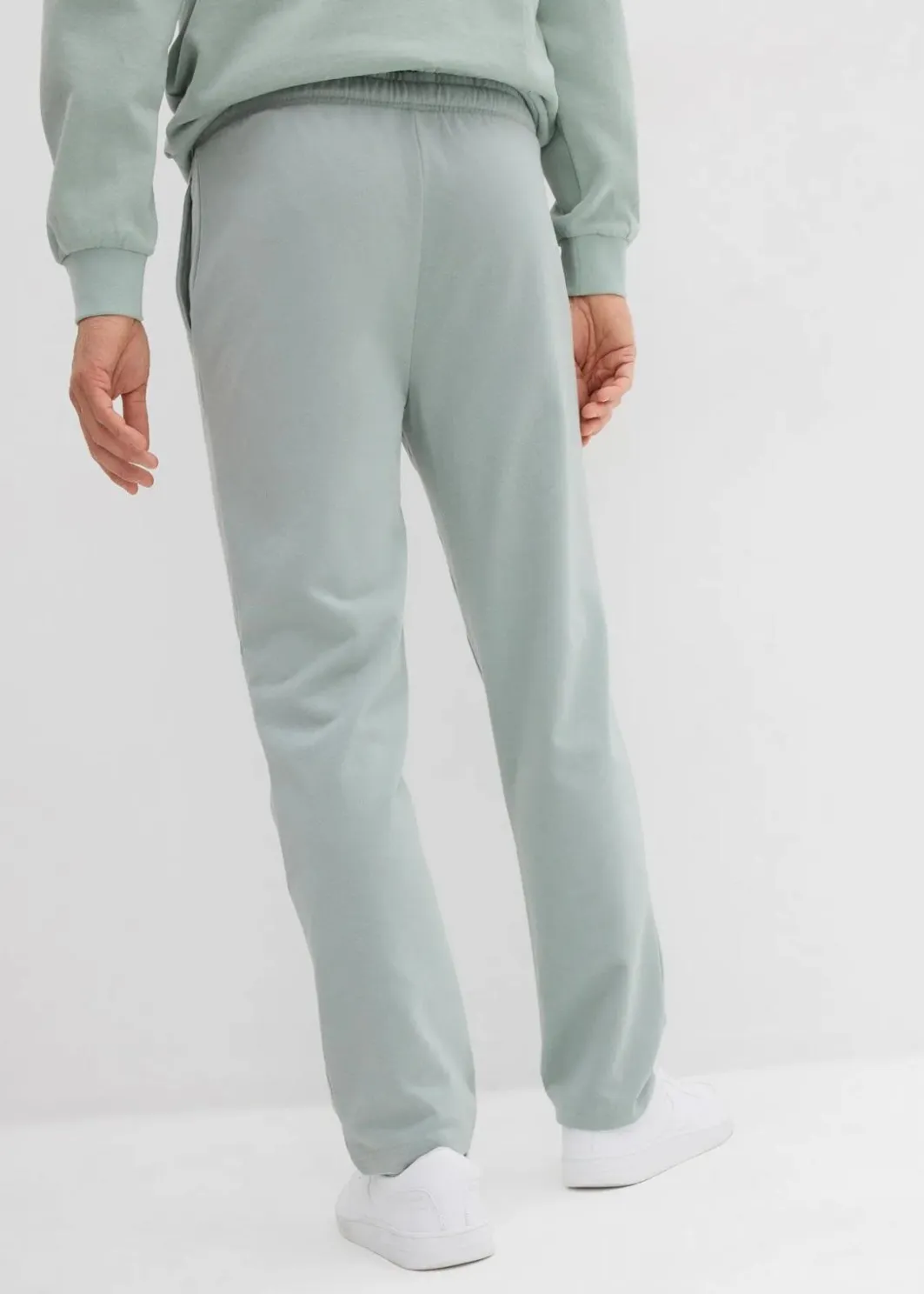 Discount innen weich angeraute Jogginghose mit geradem Saum Herren Sweat|Hosen