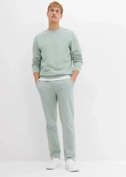 Discount innen weich angeraute Jogginghose mit geradem Saum Herren Sweat|Hosen