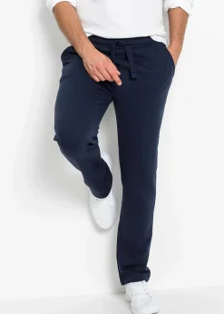 Outlet innen weich angeraute Jogginghose mit geradem Saum Herren Sweat|Hosen