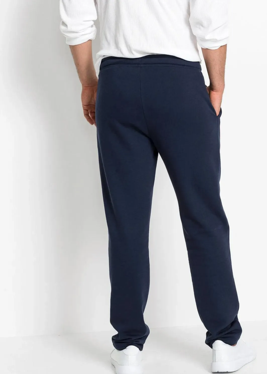Outlet innen weich angeraute Jogginghose mit geradem Saum Herren Sweat|Hosen
