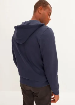 New Innen weich angeraute Kapuzen-Sweatjacke Herren Große Größen|Sweat