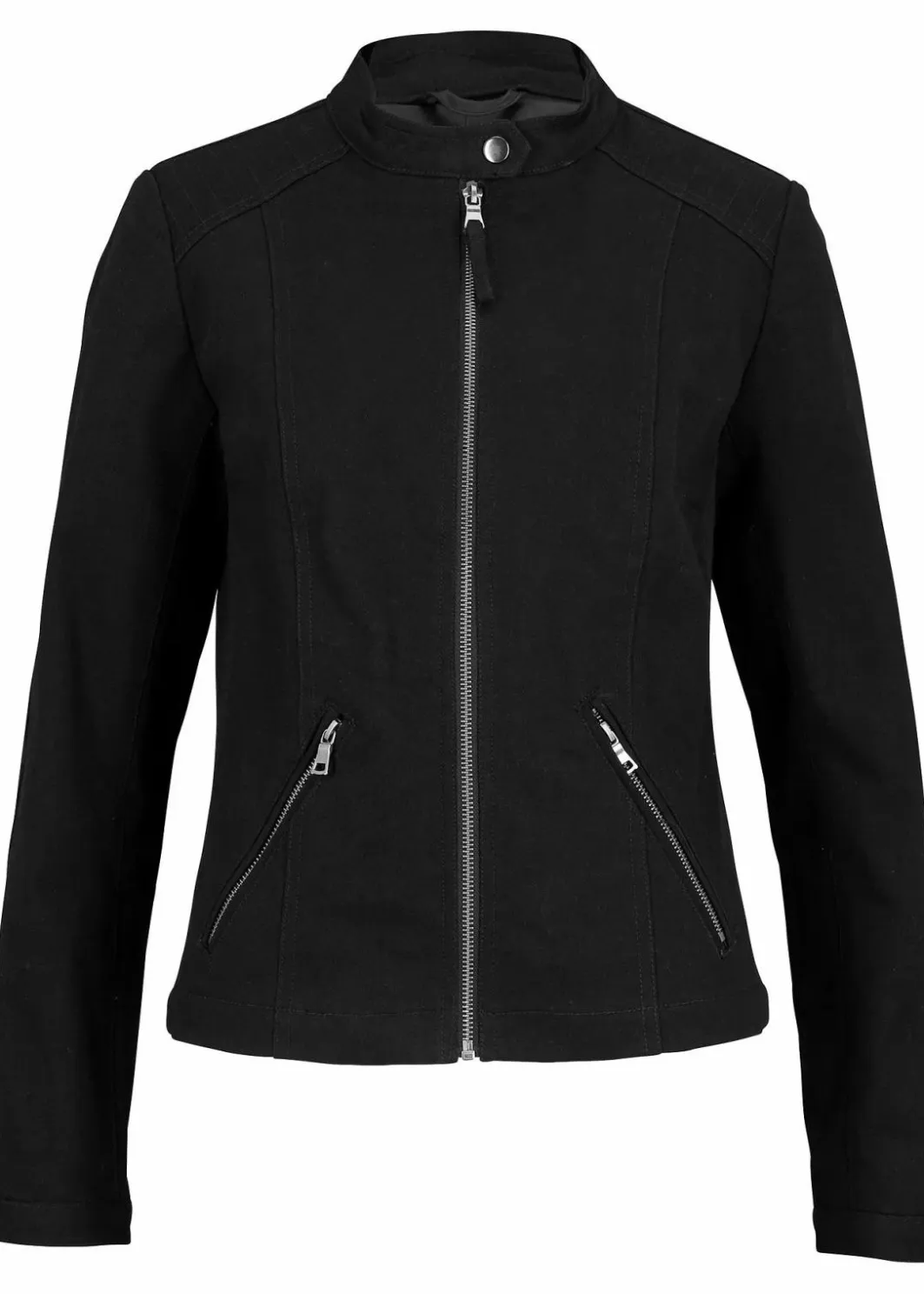 Sale Jacke aus Baumwoll-Twill mit seitlichen Stretcheinsätzen Damen Bekleidung·Hosen|Jacken & Mäntel